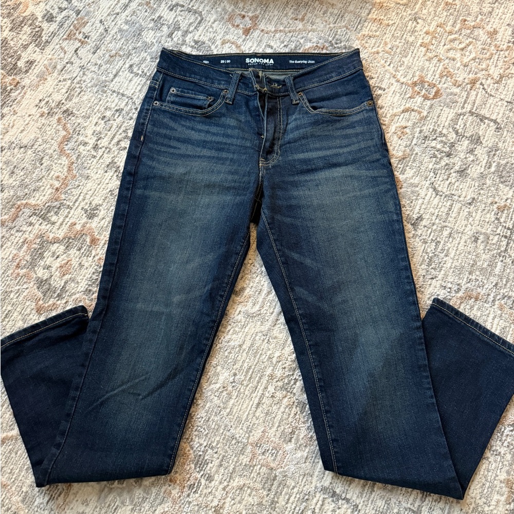 Sonoma Men’s Indigo Straight Leg Jeans